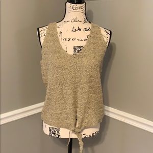 Taupe sweater tank